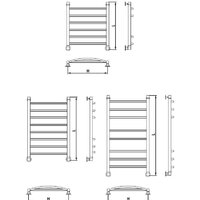 Luxon Vega 80x50 (нижнее подключение) Image #2