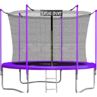 Atlas Sport 374 см - 12ft (с лестницей, внутренняя сетка, сливовый)