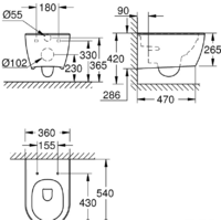 Grohe Essence 3957100H (без сиденья) Image #3