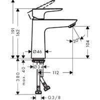 Hansgrohe Talis 110 71712700 Image #2