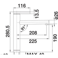 Blanco Linee 517596 (сатин матовый) Image #2