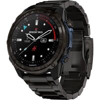 Garmin Descent Mk3i 51 мм (карбоново-серый титан, с черным титановым браслетом)