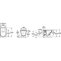 Roca The Gap Round A3460NL000 (без сиденья) Image #2