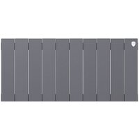 Royal Thermo PianoForte 300 Silver Satin (10 секций) боковое подключение