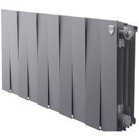 Royal Thermo PianoForte 300 Silver Satin (10 секций) боковое подключение Image #3