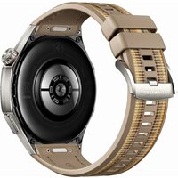 Huawei Watch GT 6 Pro 46 мм (серебристый, с коричневым плетеным ремешком, международная версия) Image #4