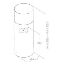 Elica Tube Pro Island IX/A/43 Image #3