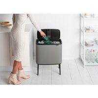 Brabantia Bo Touch Bin 11+23 л (минерально-серый) Image #6