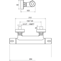 Ravak TE 033.00/150 Termo 300 [X070096] Image #2
