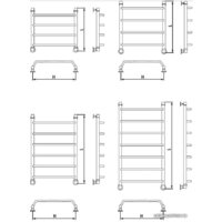 Luxon FE 80x50 (нижнее подключение) Image #2