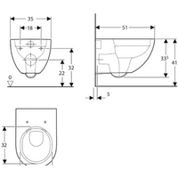 Geberit Acanto 500.600.01.2 (без сиденья) Image #4