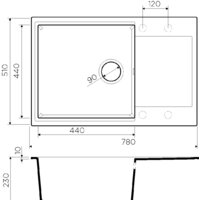 Omoikiri Daisen 78-LB BL Image #2
