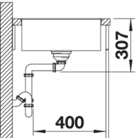 Blanco Axia III XL 6 S-F (разделочная доска из ясеня, жасмин) Image #3