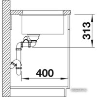 Blanco Subline 340/160-U (правая, жемчужный) Image #3