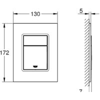 Grohe Skate Cosmopolitan S 37535SH0 (белый) Image #2