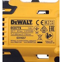 DeWalt DCD778S2T (с 2-мя АКБ 1.5 Ah) Image #7