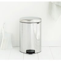 Brabantia Pedal Bin NewIcon с корзиной 20 л (стальной полированный) Image #3