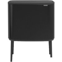 Brabantia Bo Touch Bin 11+23 л (черный матовый)