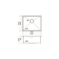 Omoikiri Taki 54-U/IF GB (графит) Image #5
