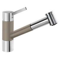 Blanco Tivo-S Silgranit (хром/серый беж) [517619]