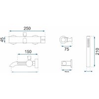 Rea Lungo Matt Gold B8010 (белый) Image #8