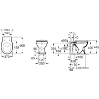 Roca Carmen A3440A9000 (без сиденья) Image #2