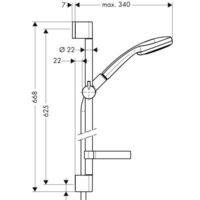 Hansgrohe Croma 100 Vario/Unica’C (27772000) Image #2