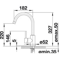 Blanco Mida Silgranit (черный) Image #4
