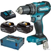 Makita DHP485RTJ (с 2-мя АКБ 5 Ач, кейс)