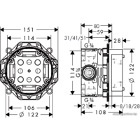 Hansgrohe iBox universal 01800180 Image #2