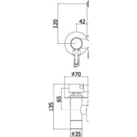 Paffoni Tweet Round ZDUP110BO Image #2