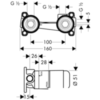 Hansgrohe Universal 13622180 Image #2