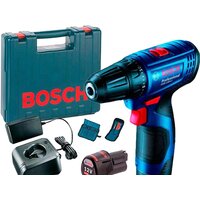 Bosch GSR 120-LI Professional 06019G8002 (с 2-мя АКБ, кейс, оснастка)
