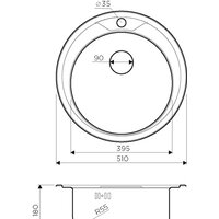 Omoikiri Asida 51 IN Image #2