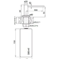 Aquasanita DS-601 (черный металлик) Image #2