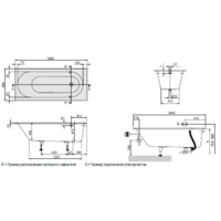 Villeroy & Boch Oberon (BQ180OBE2V) 180x80 Image #10