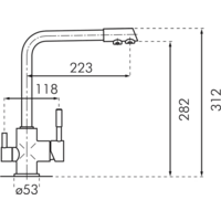 Blue Water Amanda хром Image #2