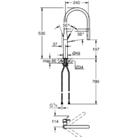 Grohe Essence 30294GL0 (холодный рассвет) Image #3