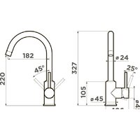 Omoikiri Shinagawa-LG (светлое золото) Image #2