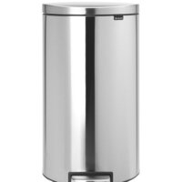 Brabantia FlatBack+ 30 л (стальной матовый с защитой от отпечатков)