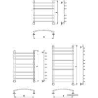 Luxon R ultra T500 80x50 (боковое подключение) Image #3