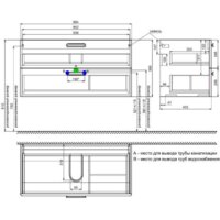IDDIS Тумба под умывальник Brick 100 BRI80W0i95 Image #12