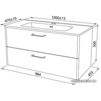 IDDIS Тумба под умывальник Brick 100 BRI80W0i95 Image #9