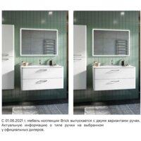 IDDIS Тумба под умывальник Brick 100 BRI80W0i95 Image #3