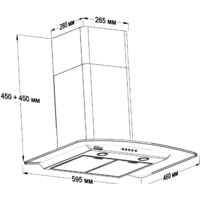 Backer QD60E-TGL200RC DG White Image #2