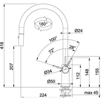 Franke Ambient (хром/белый) Image #2