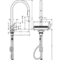 Hansgrohe Aquno Select M81 73837800 (стальной) Image #10