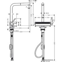 Hansgrohe Aquno Select M81 73836000 (хром) Image #6
