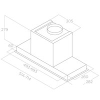 Elica Hidden 2.0 IXGL/A/72 Image #3