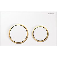 Geberit Omega 20 115.085.KK.1 (белый/позолота)